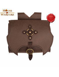 Bolsa medieval Itzel - Marrón oscuro