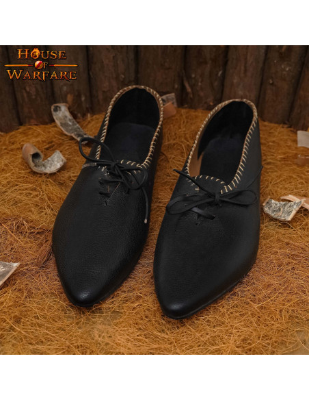 Zapatos Dama Medieval en piel con...