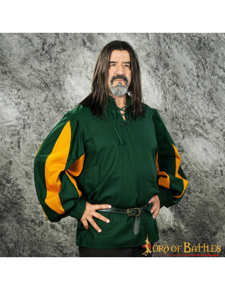 Renaissance Ebony Shirt met mouwen in...