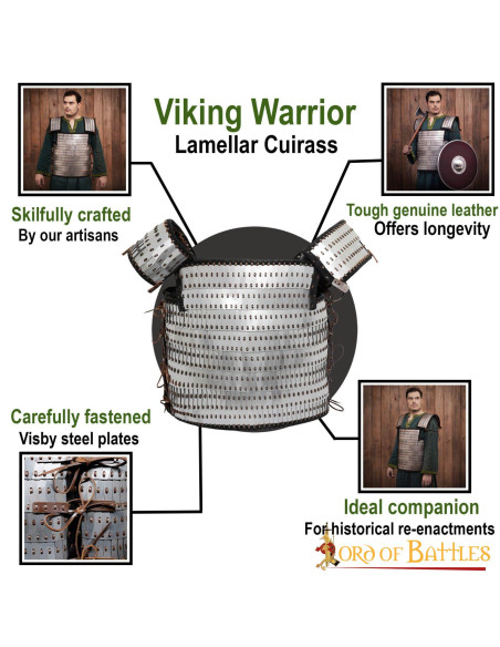Armadura vikinga de escamas con lamas... Armadura vikinga de escamas con lamas...