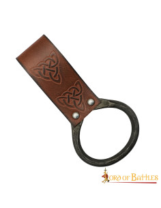 Baldric für Äxte mit keltischen Knoten – Braun 2