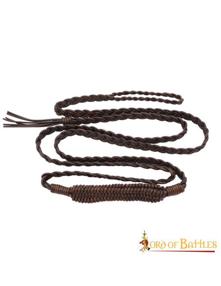 Baleaarse draagdoek van gevlochten leer