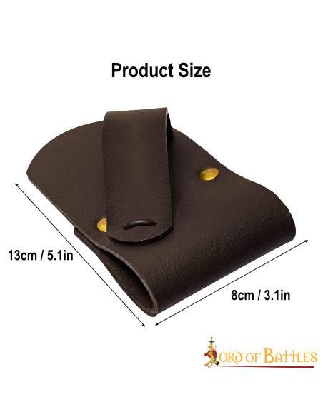 Baldric voor houten zwaarden in leer...