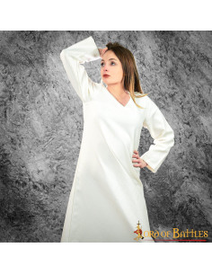 Middeleeuwse brokaat tuniek voor dames 2
