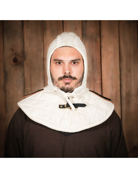 Gewatteerde crêpe met middeleeuwse...