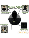 Crespina con gorjal medieval acolchada