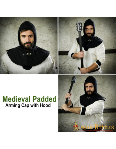 Crespina con gorjal medieval acolchada