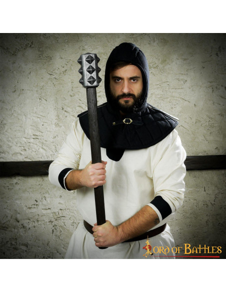 Crespina con gorjal medieval acolchada