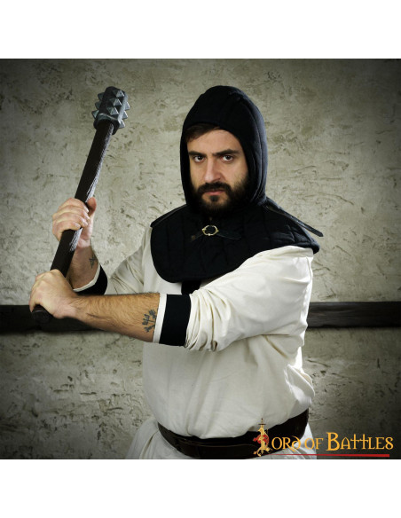 Crespina con gorjal medieval acolchada