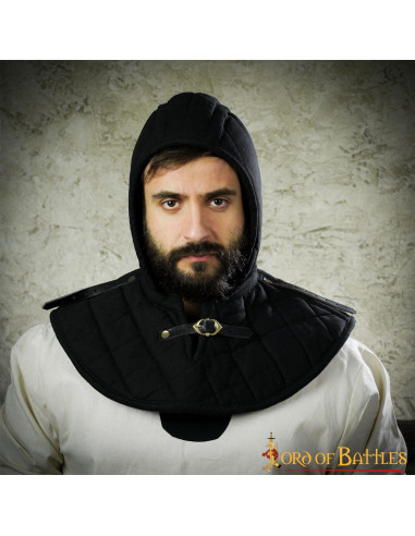 Crespina con gorjal medieval acolchada
