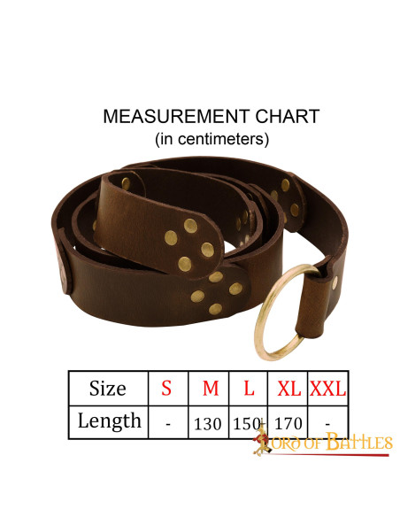 Traditionele middeleeuwse riem,...