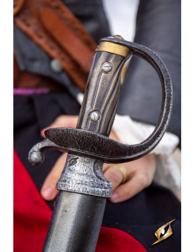 Sable pirata curvo para LARP (85 cm.)