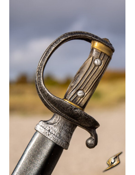 Gebogener Piratensäbel für LARP (85 cm).