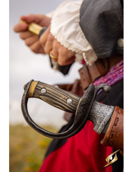 Buet piratsabel til LARP (100 cm.)