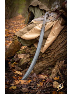 Espada élfica curva para LARP (90 cm.)