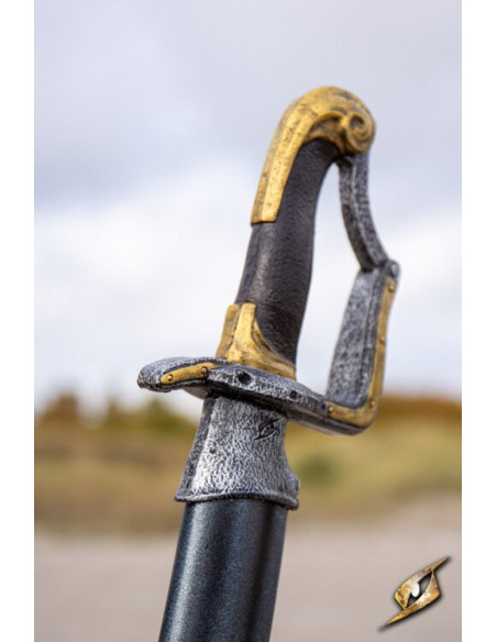 Gebogener Militärsäbel für LARP (85 cm).