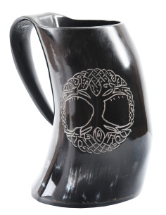 Viking bierpul, de levensboom, Yggdrasil (650-800 ml.)