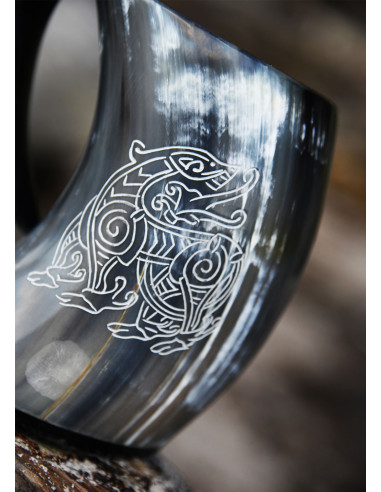 Jarra de cerveza vikinga, Dragón (650-800 ml.)