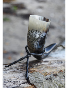 Keltische hoorn Vegvísir met steun (200-300 ml.) 2