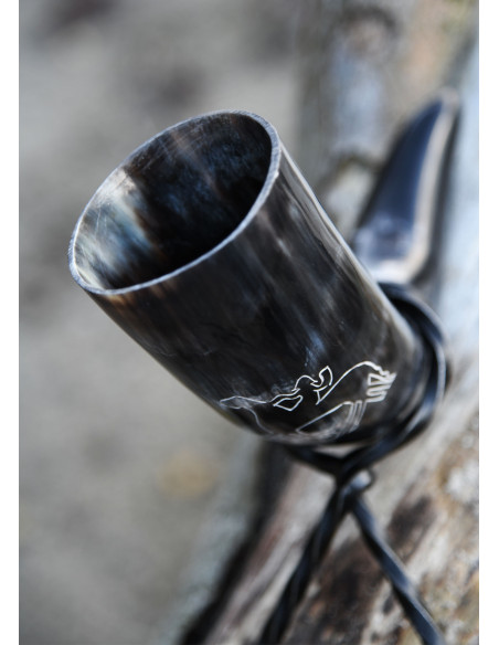 Vikingehorn Odin rider på Sleipnir...