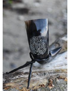 Viking Dragon horn med støtte (200-300 ml.) 2