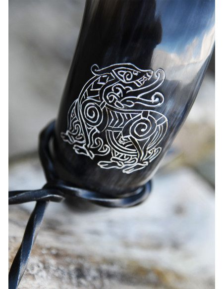 Viking Drakenhoorn met steun (200-300...