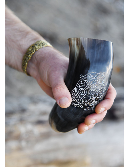 Viking Drakenhoorn met steun (200-300...