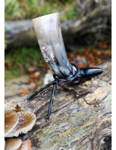 Celtic Valknut horn med støtte (200-300 ml.) 2