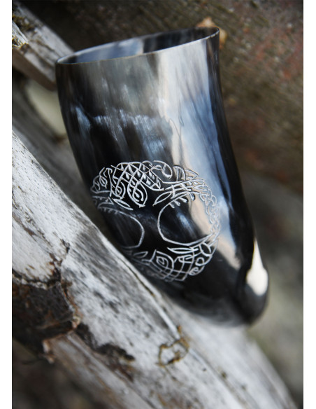 Vikinghoorn, de levensboom Yggdrasil...