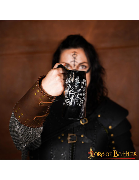 Keltischer Bierkrug Vegvísir Humpen...