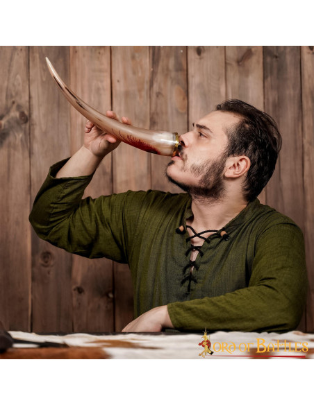 Cuerno vikingo de Olaf para beber...