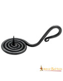 Mittelalterlicher Kerzenhalter aus Schmiedeeisen (12 cm.)