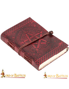 Middeleeuws dagboek pentagram, talisman (17,5x12,5 cm.)