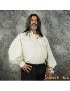 Camisa medieval y renacentista Elric - Crudo 2