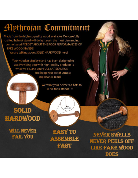 Holzhalterung zum Aufhängen von...