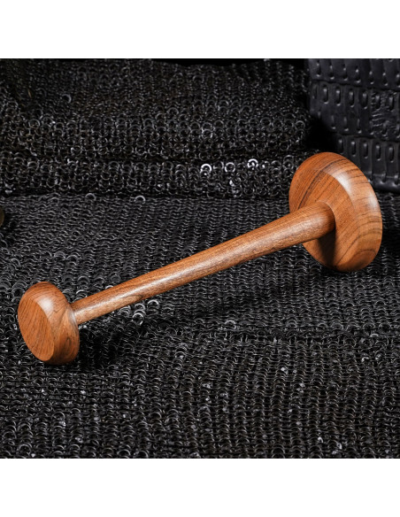 Houten steun om helmen op te hangen...