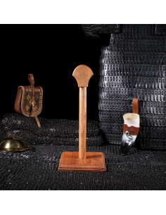 Houten steun om helmen op te hangen (40,5 cm.)