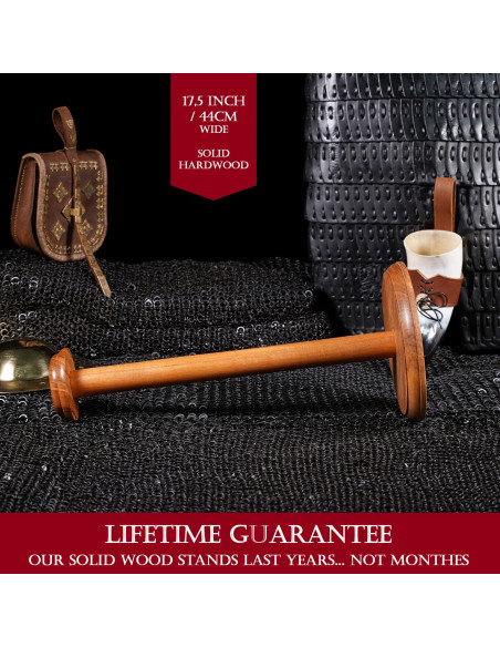 Soporte en madera para colgar cascos...