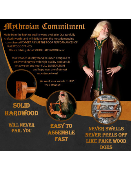 Wandhalterung aus Holz zum Aufhängen...