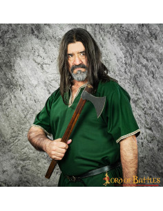 Túnica Vikinga Balder manga corta - Verde 2