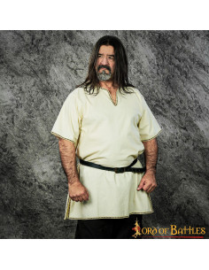 Túnica Vikinga Balder manga corta - Crudo