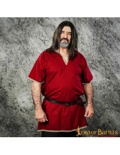 Viking Balder tuniek korte mouw - Granaat