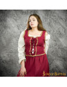 Vestido mesonera medieval o renacentista (blusa, corpiño y falda)