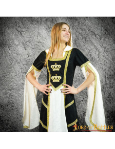 Queen Medieval Kjole i flaskegrøn