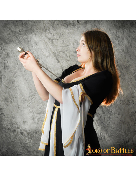 Vestido Medieval Cortesana Ana - Negro