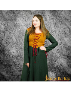 Mittelalterkleid Frau Eyra - Grün 2