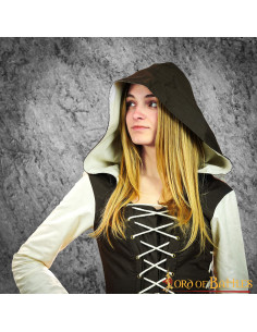 Mittelalterkleid Frau Eyra - Ecru 2