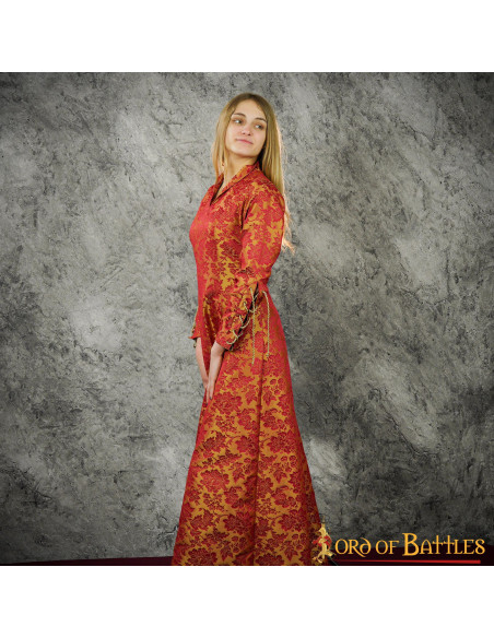 Vestido medieval mujer cortesana con...