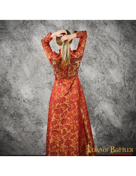 Vestido medieval mujer cortesana con...