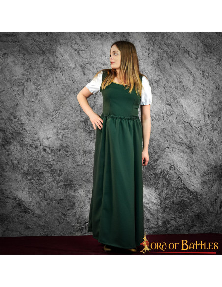 Falda y corpiño camarera medieval y...